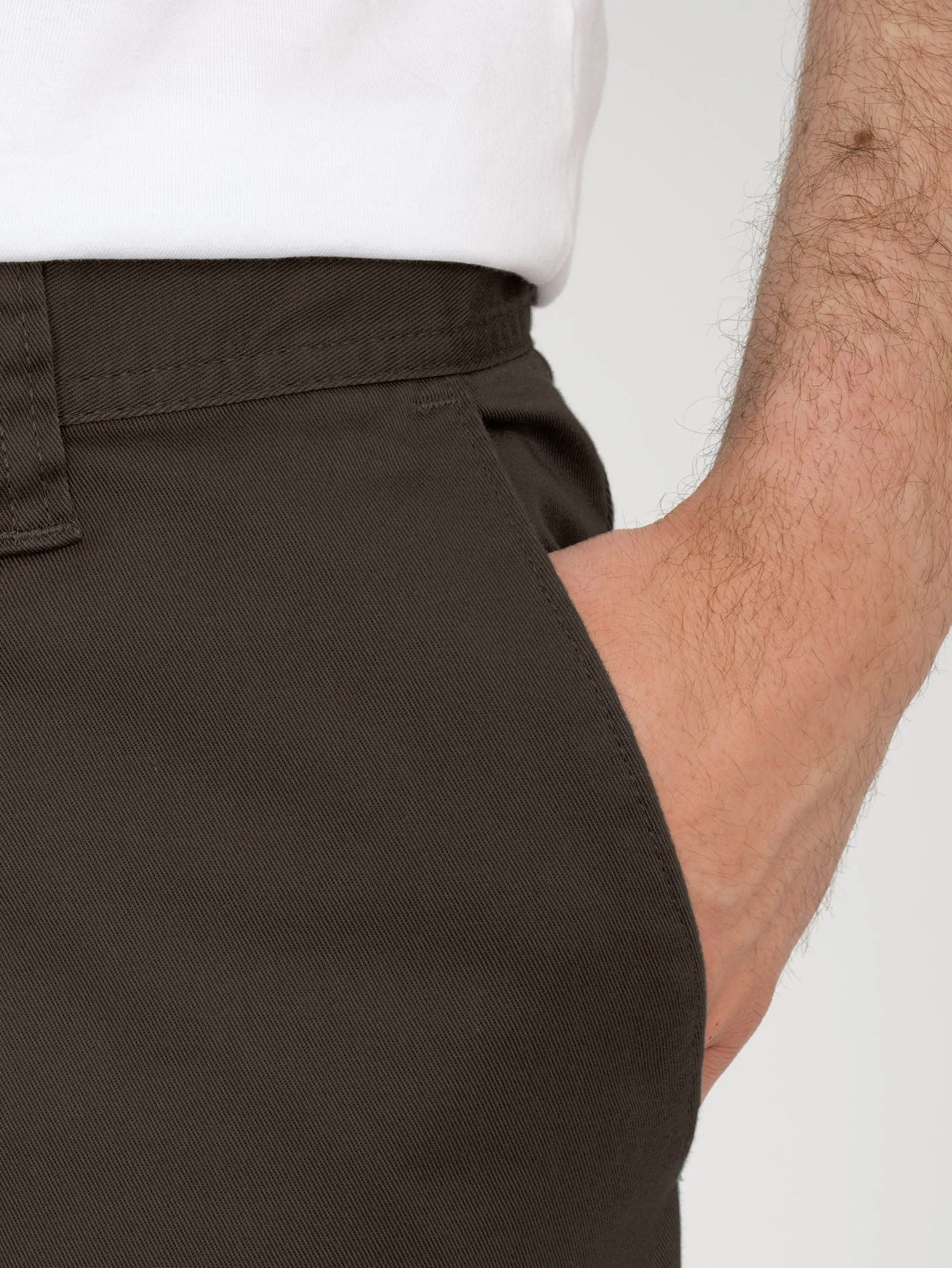 Frickin Modern Stretch Chino-Hose - DARK BROWN