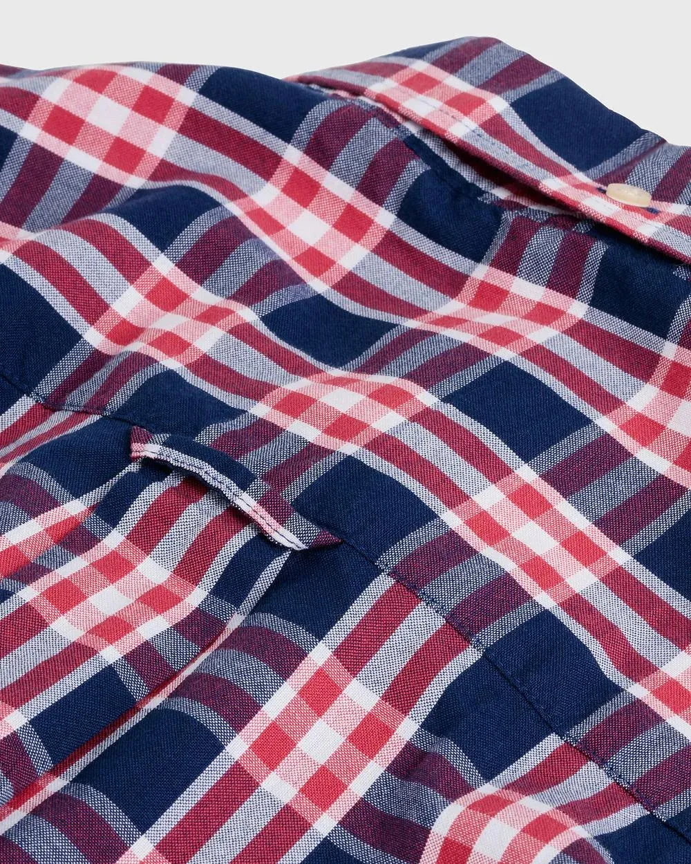 GANT Cardinal Red Windblown Oxford Check  Button Down Shirt 3016530 Size M