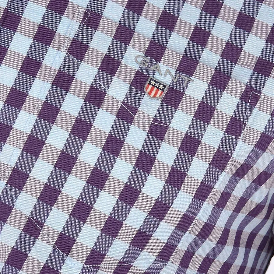 GANT Dusty Purple Heather Oxford Button Down Shirt 304110 Size M NWT