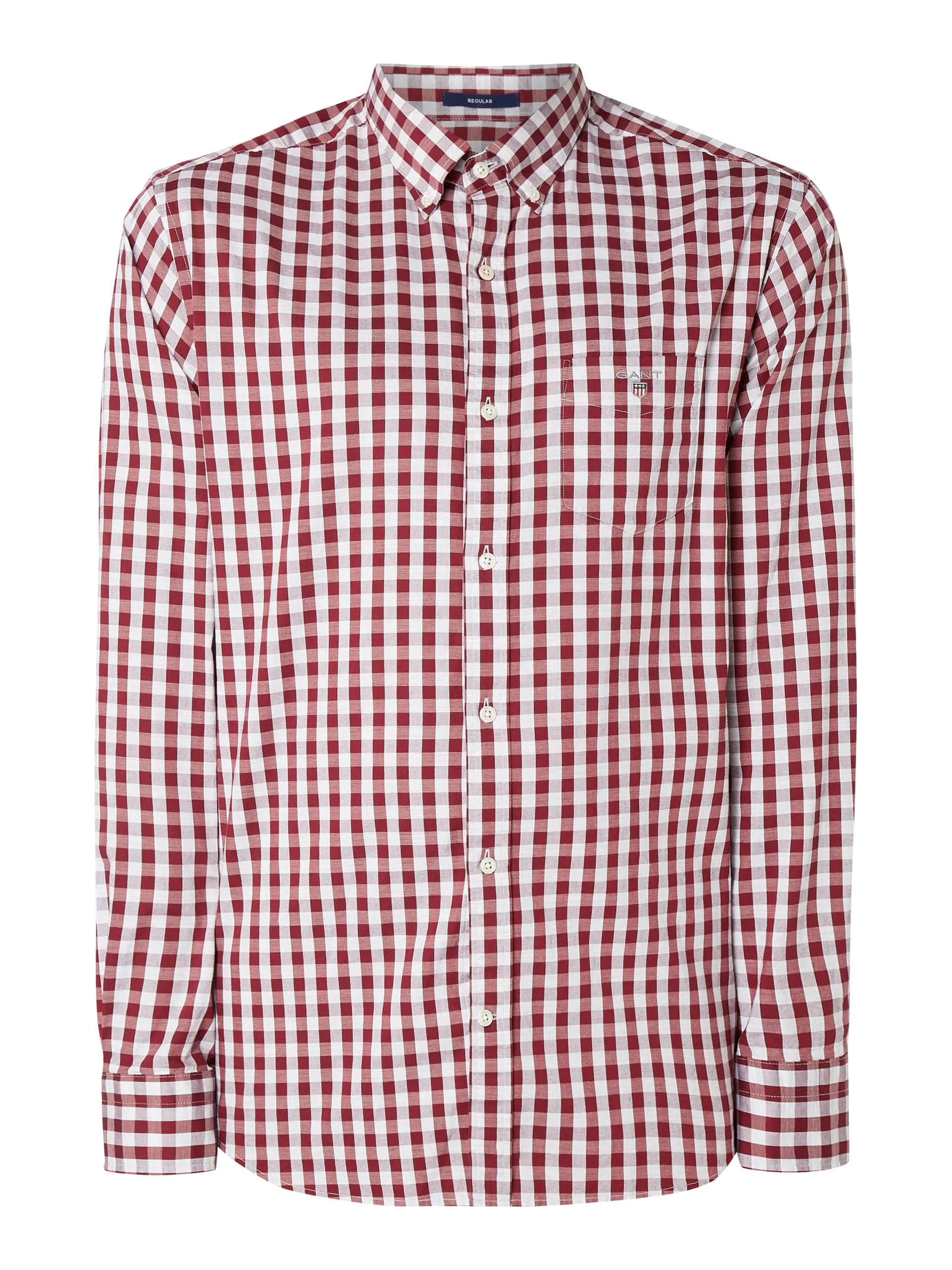 GANT Mohogny Red Heather Oxford Button Down Shirt 304110 Size M NWT