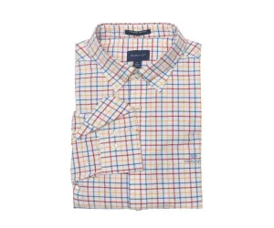 GANT Red Beefy Oxford Check Button Down Shirt 3005470 Size M NWT
