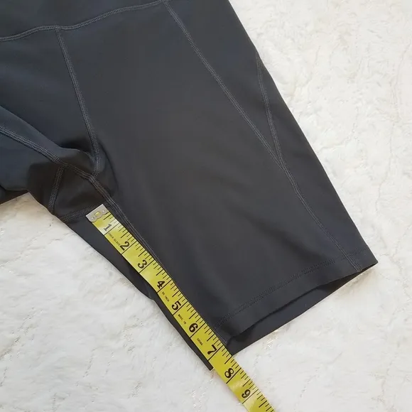 Girlfriend Collective High Rise Bike Shorts in Moon