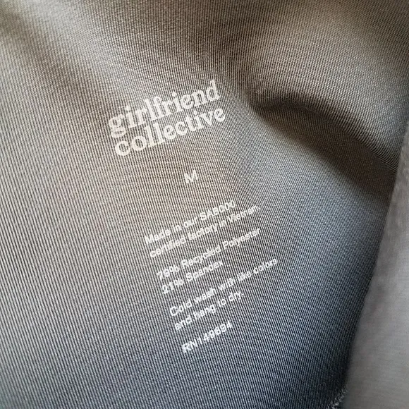 Girlfriend Collective High Rise Bike Shorts in Moon