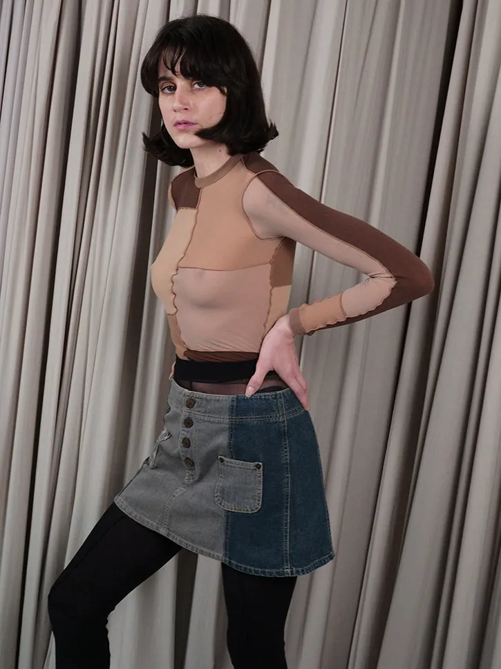 Gossip Shop Hysteric Glamour Denim Skirt