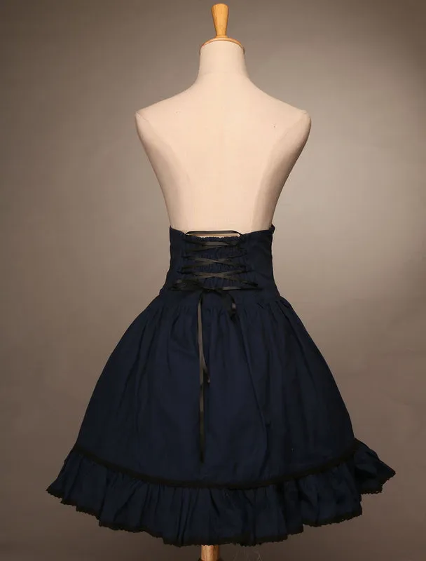 Gothic Lolita Dress Military Lolita Cross Regression Victorian Vintage SK Lolita Skirt