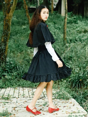 Gothic Lolita Dress Military Lolita Cross Regression Victorian Vintage SK Lolita Skirt