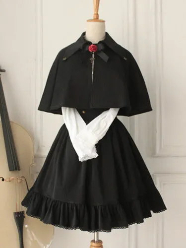Gothic Lolita Dress Military Lolita Cross Regression Victorian Vintage SK Lolita Skirt