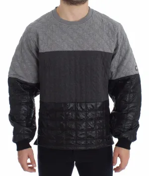 Gray Oversize Crew-neck Sweater