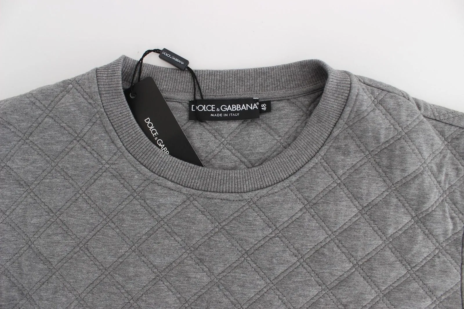 Gray Oversize Crew-neck Sweater