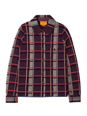 Guest in Residence Dylan Plaid Shirt in Midnight Combo