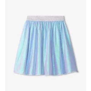 Hatley Silver Metallic Mid Length Skirt
