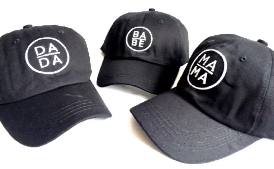 Hats { Mama bear hair dont care } Buffalo plaid, black/white bear • Trucker hat • Distressed • Mom hats •