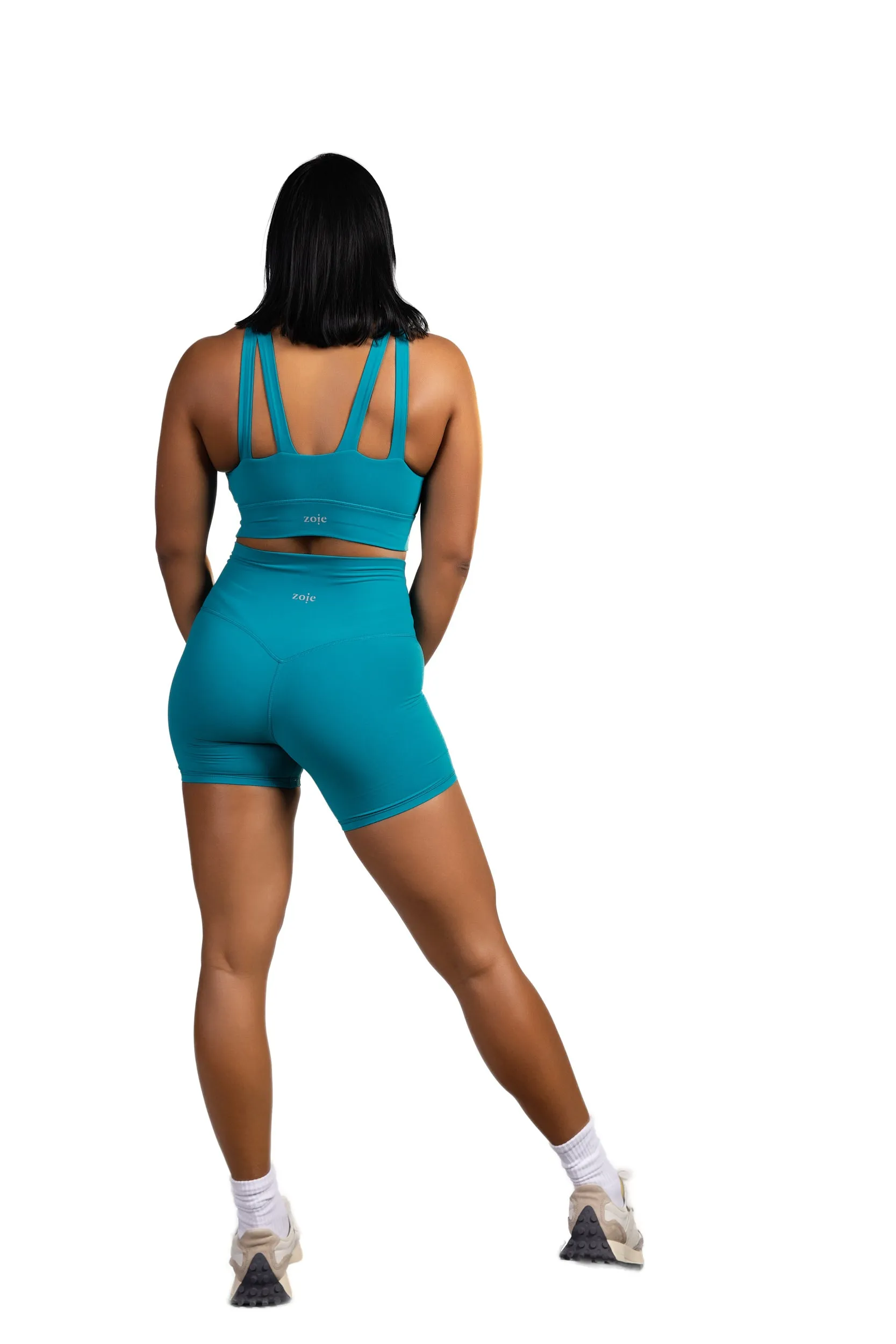 Haven High Waisted Short Legging Teal