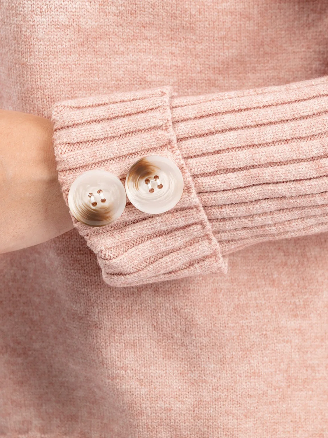Hazel Blues® |  Basic Bae High- Low Turtleneck Long Sleeve Top and Pants Sweater Set