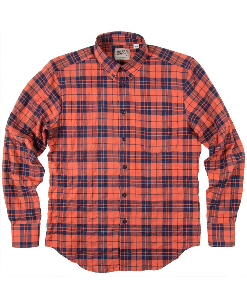 Herringbone Plaid Rust