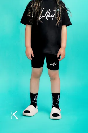High Waisted Biker Shorts with Resistain® in Ink