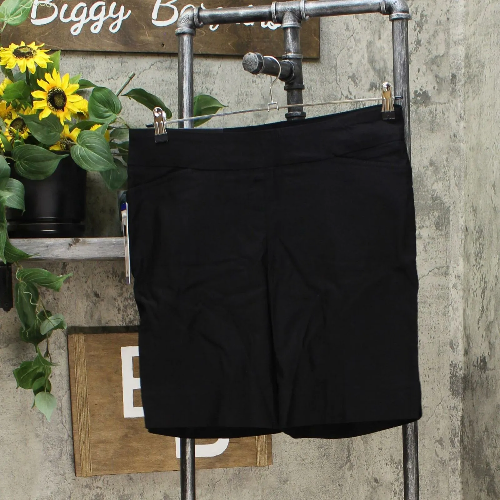 Hilary Radley Women's Stretch Pull On Bermuda Shorts