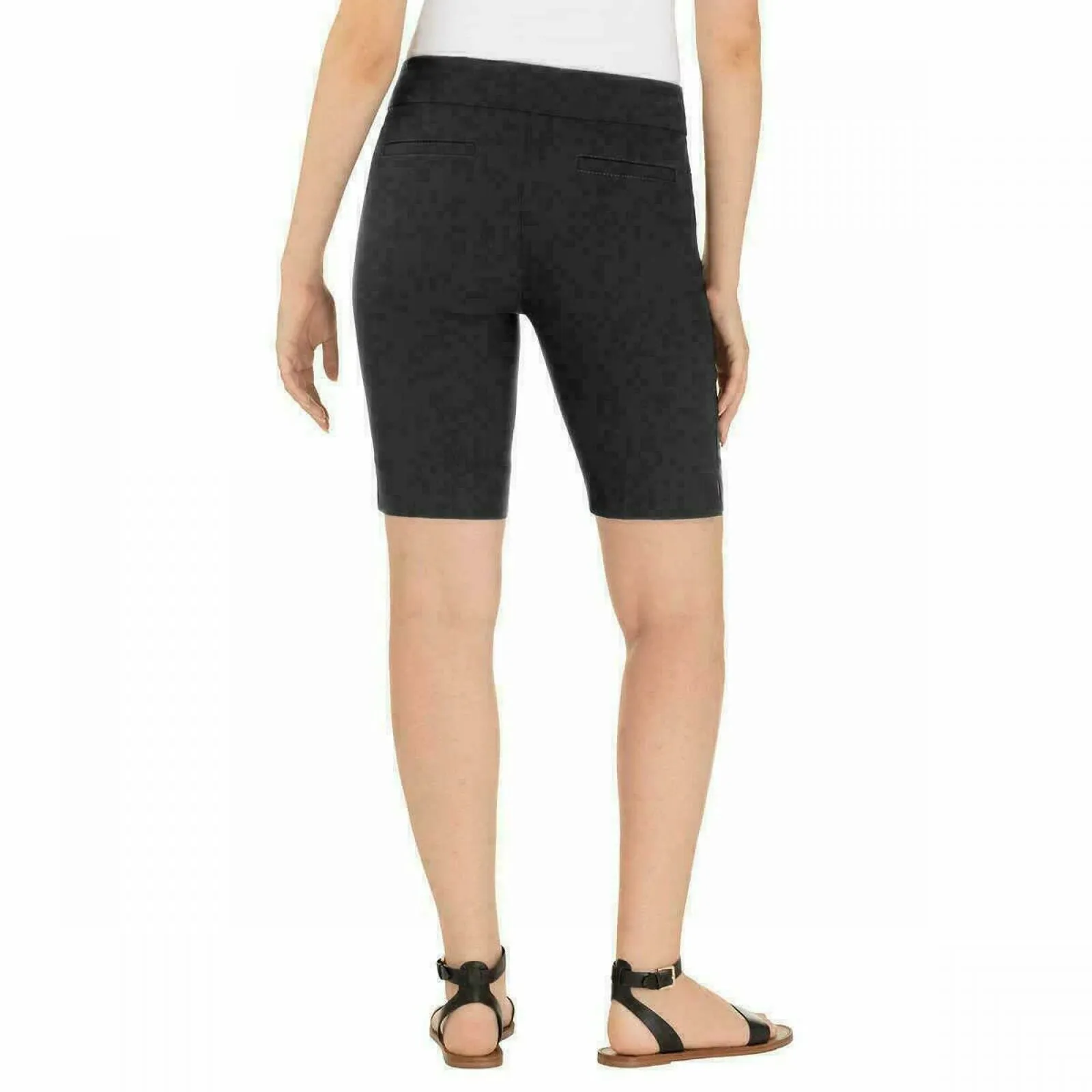 Hilary Radley Women's Stretch Pull On Bermuda Shorts