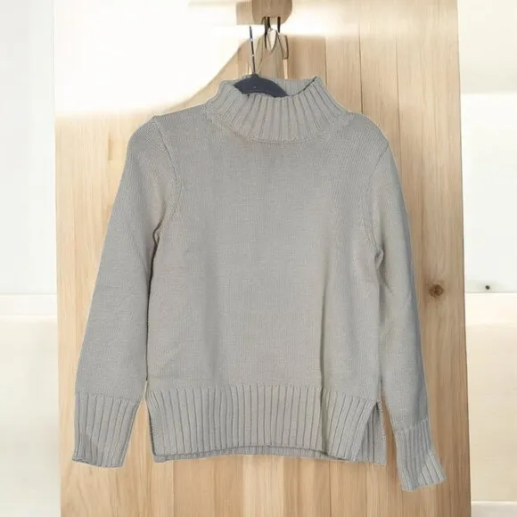 J. Crew Cotton turtleneck sweater XS