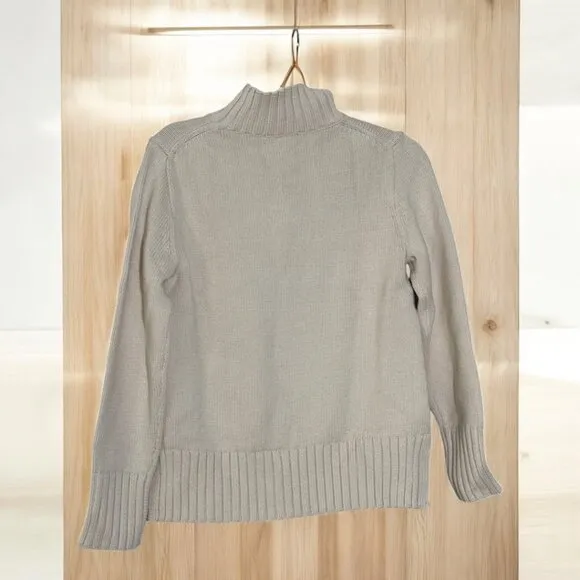 J. Crew Cotton turtleneck sweater XS