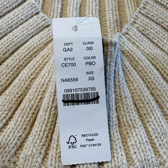 J. Crew Cotton turtleneck sweater XS