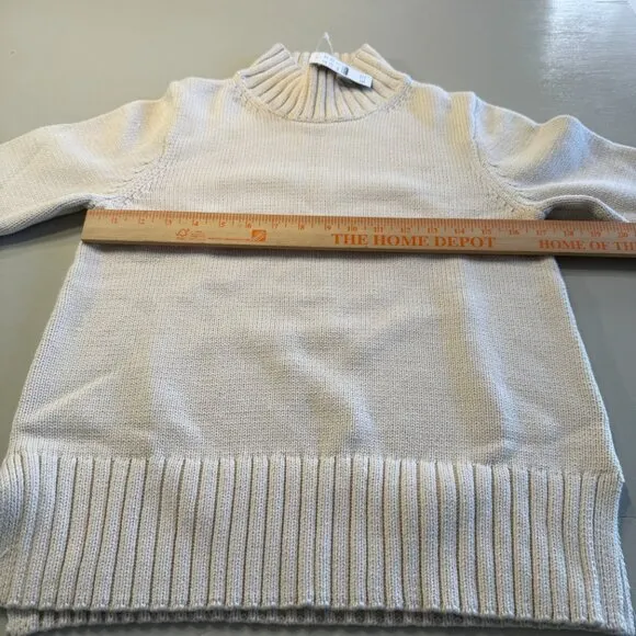 J. Crew Cotton turtleneck sweater XS