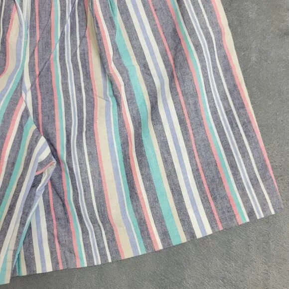 Jantzen 80s/90s Bermuda Shorts Womens 14 Colorful Striped High Rise