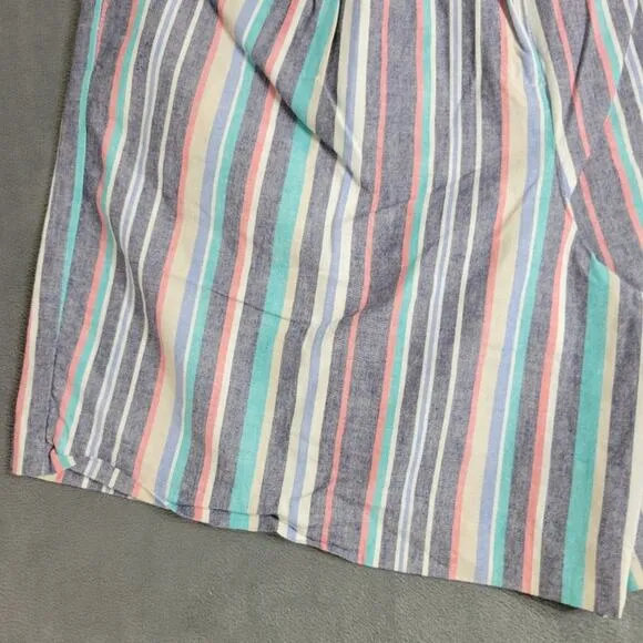 Jantzen 80s/90s Bermuda Shorts Womens 14 Colorful Striped High Rise