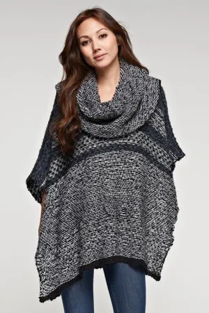 JASMINE COWL NECK PONCHO