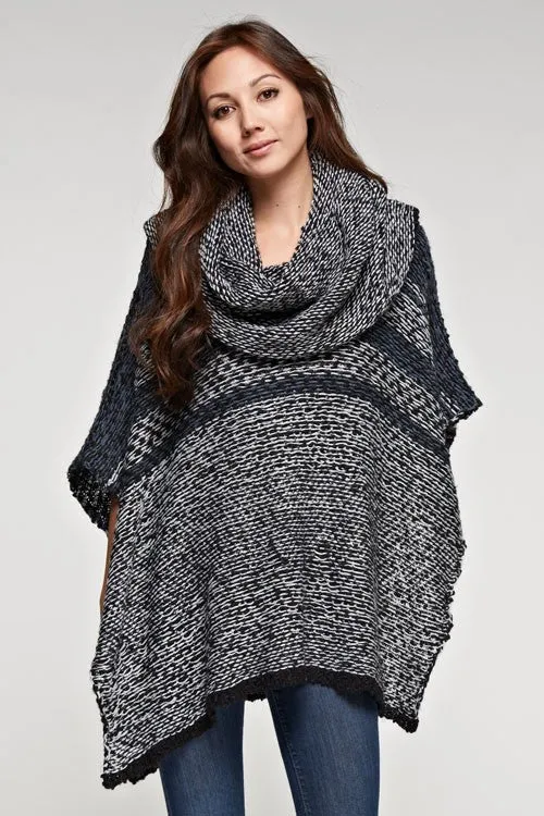 JASMINE COWL NECK PONCHO