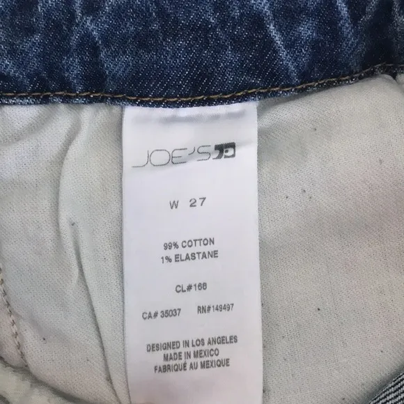 Joe's Jeans Hi-Rise Bermuda Jean Shorts sz 27
