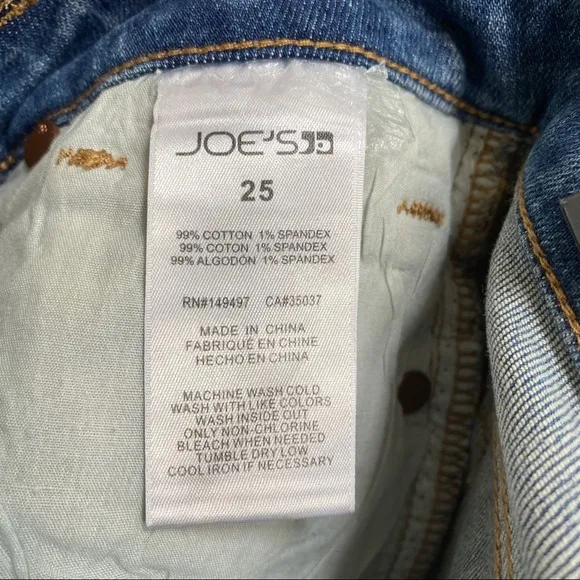 Joe's Jeans Melbourne Wash Bermuda Shorts Size 25