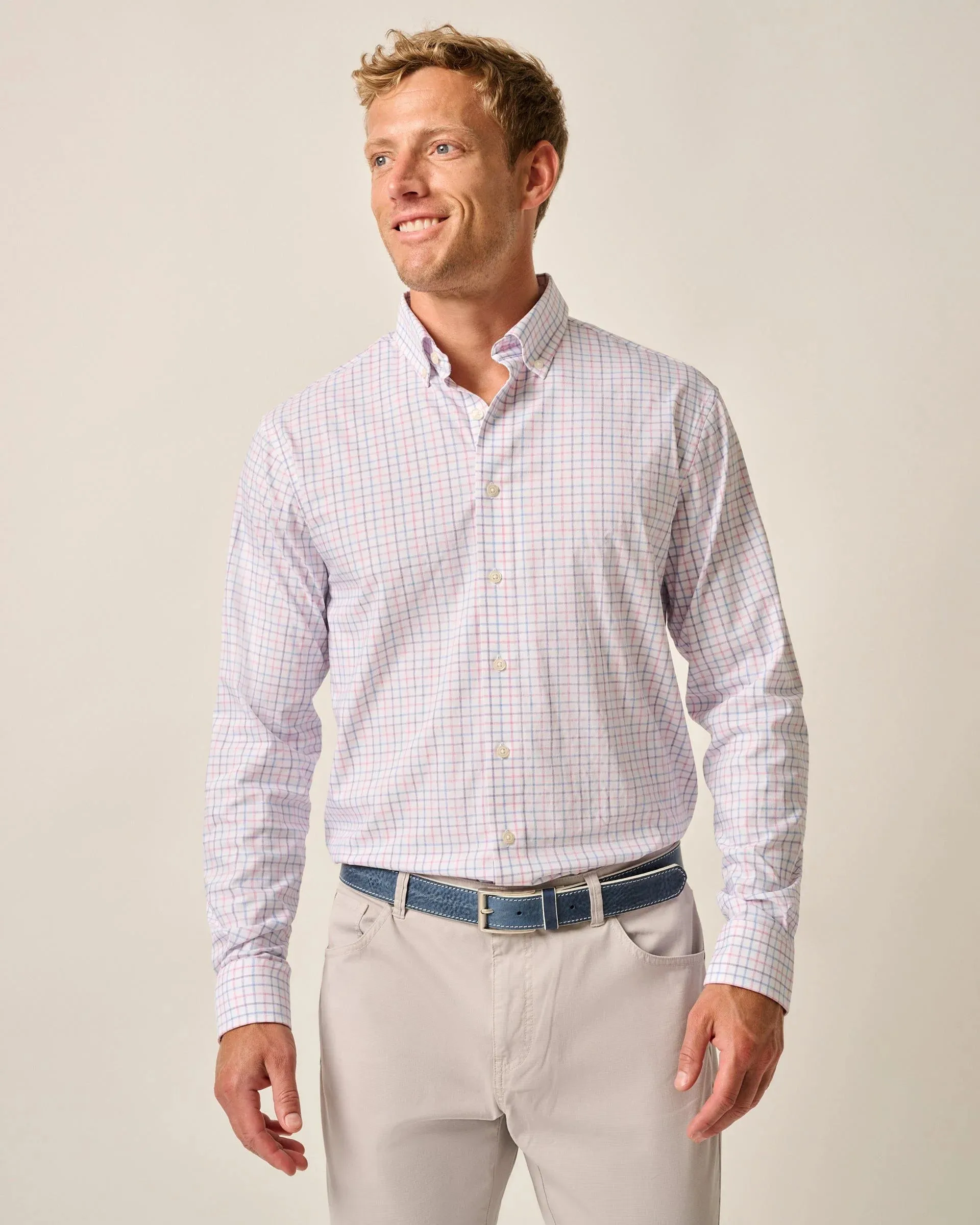 Johnnie-O Performance Button Up Shirt - Paddock