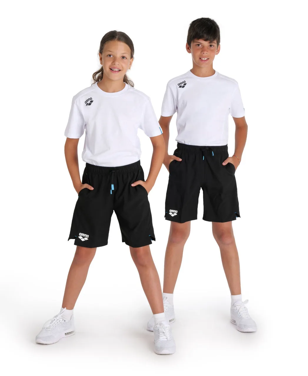 JR Team Bermuda Unisex Panel Short - Black