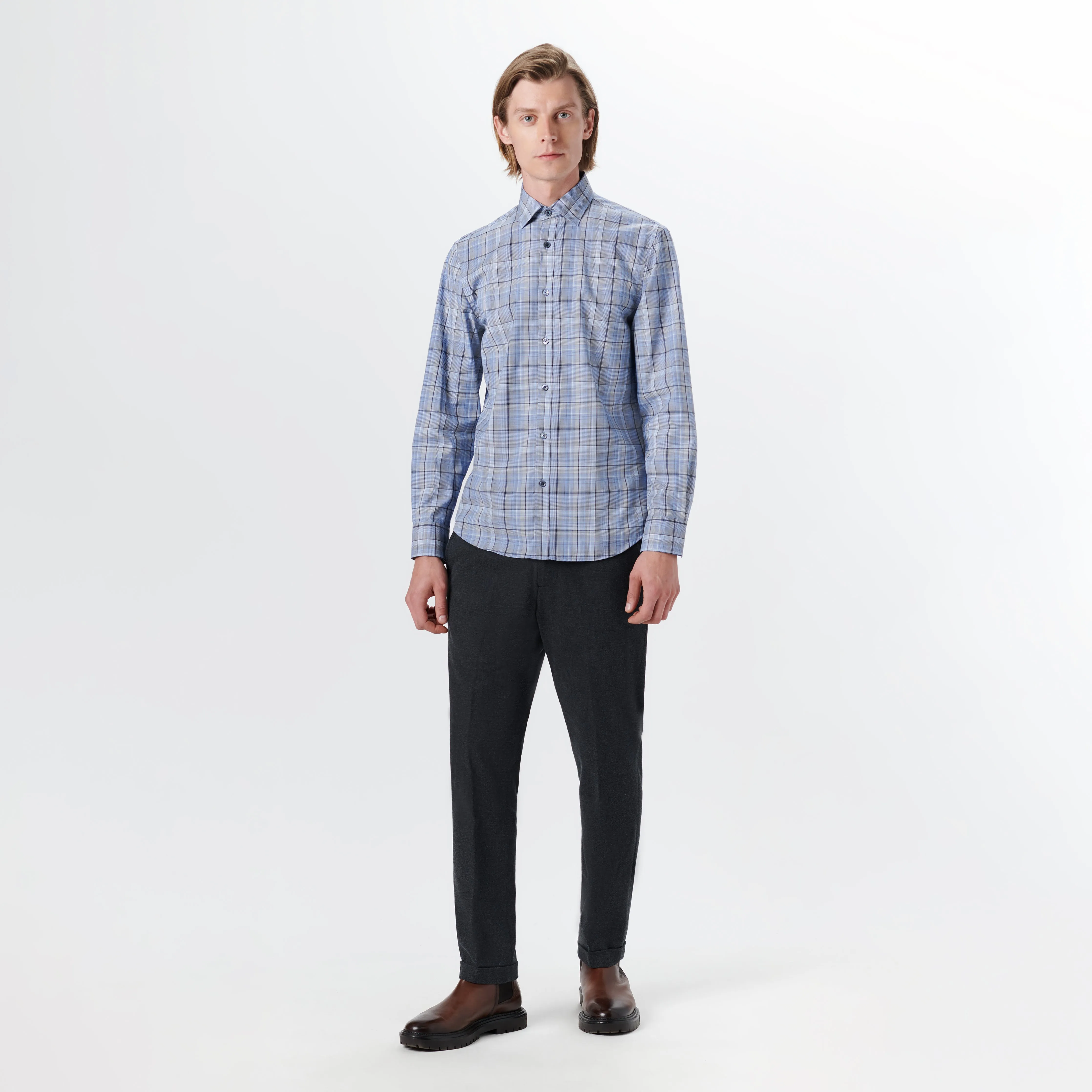 JULIAN Prince of Wales Check Shirt