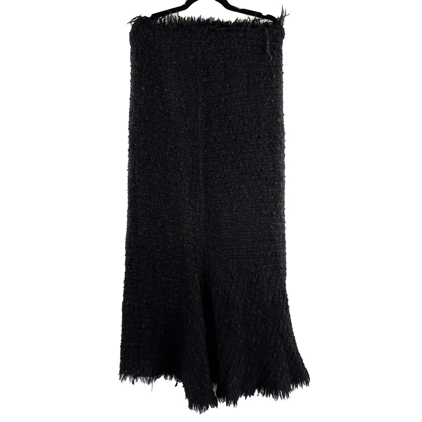 Junya Watanabe COMME des GARCONS - Tweed Fringe Mermaid Skirt - Black - Size M