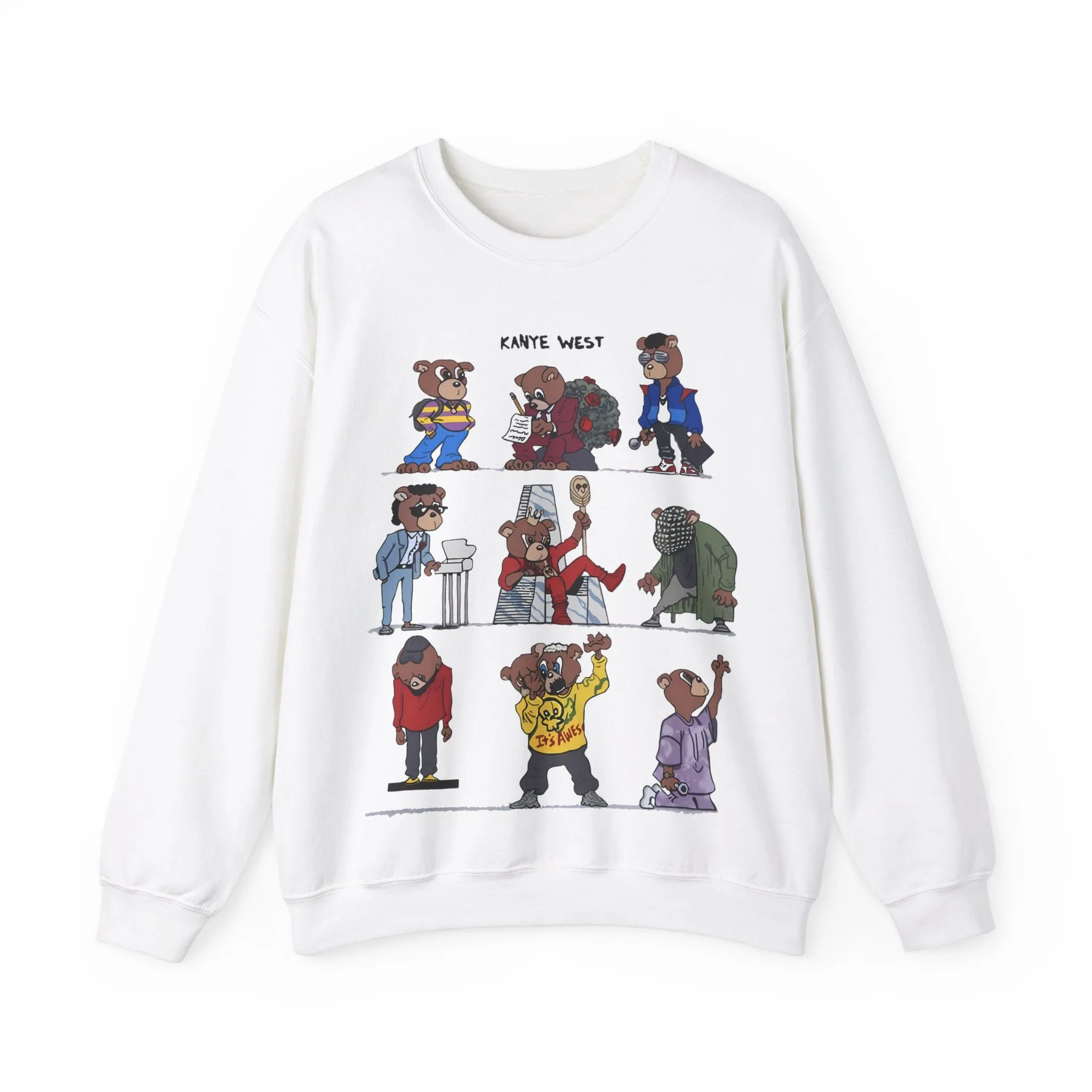 Kanye West Bears Unisex Heavy Blend™ Crewneck Sweatshirt