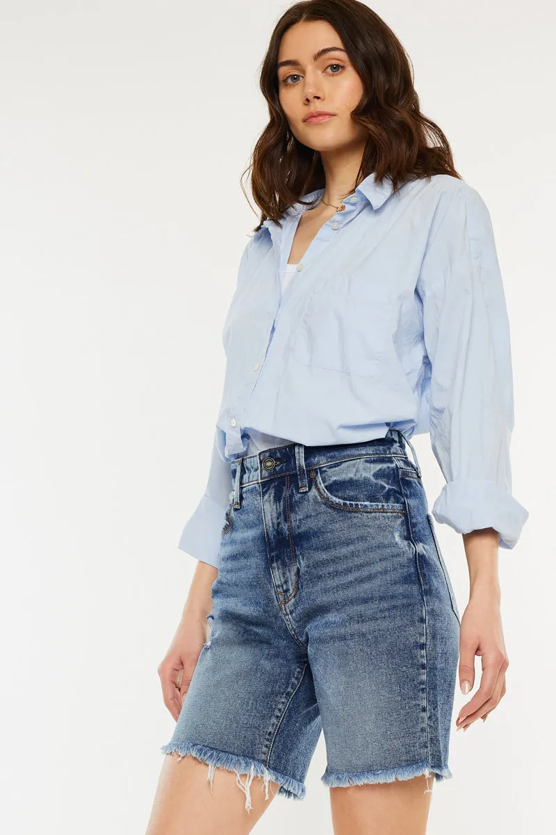 Katrina Ultra High Rise Bermuda Shorts