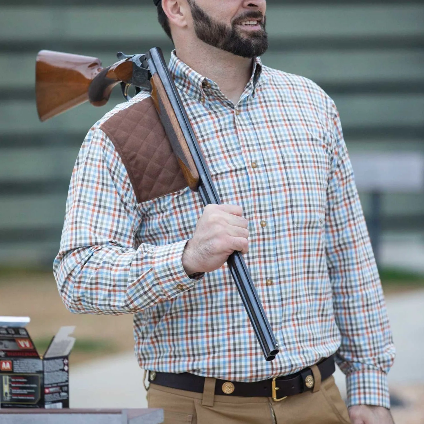 Kevin's Performance Long Sleeve Classic Plaid Right Hand Shooting Shirt