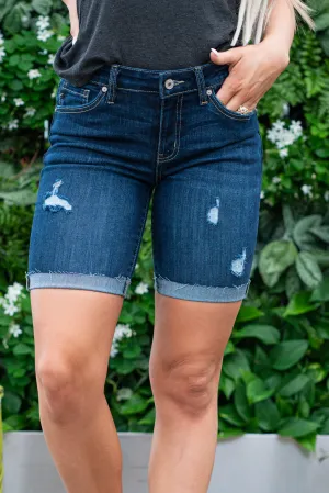 Kyle Mid Rise Bermuda Shorts Regular & Plus Sizes