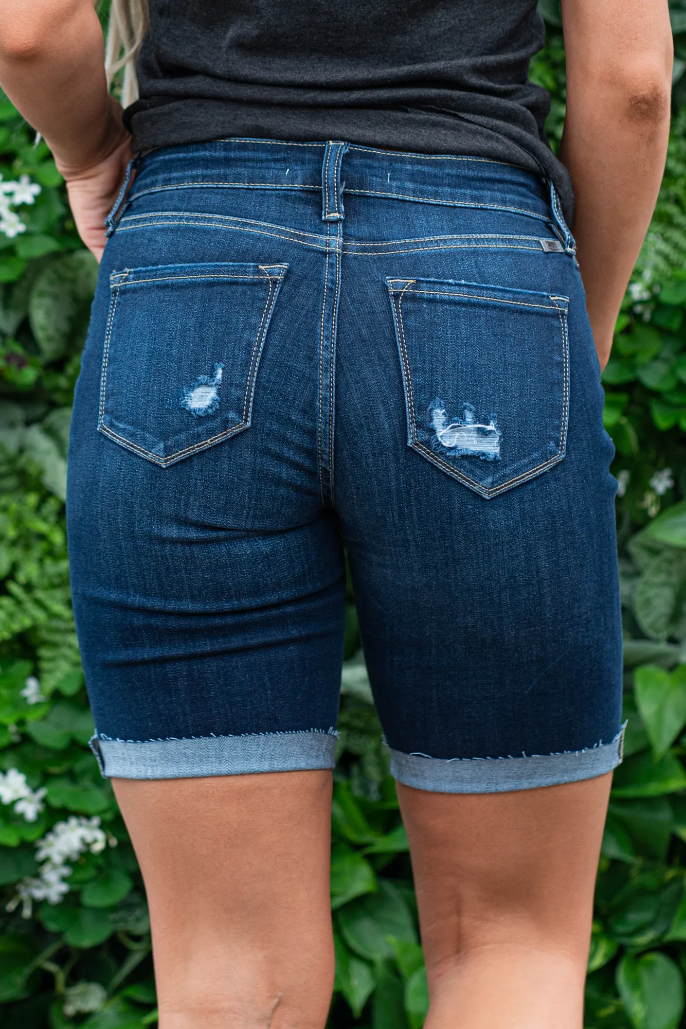 Kyle Mid Rise Bermuda Shorts Regular & Plus Sizes