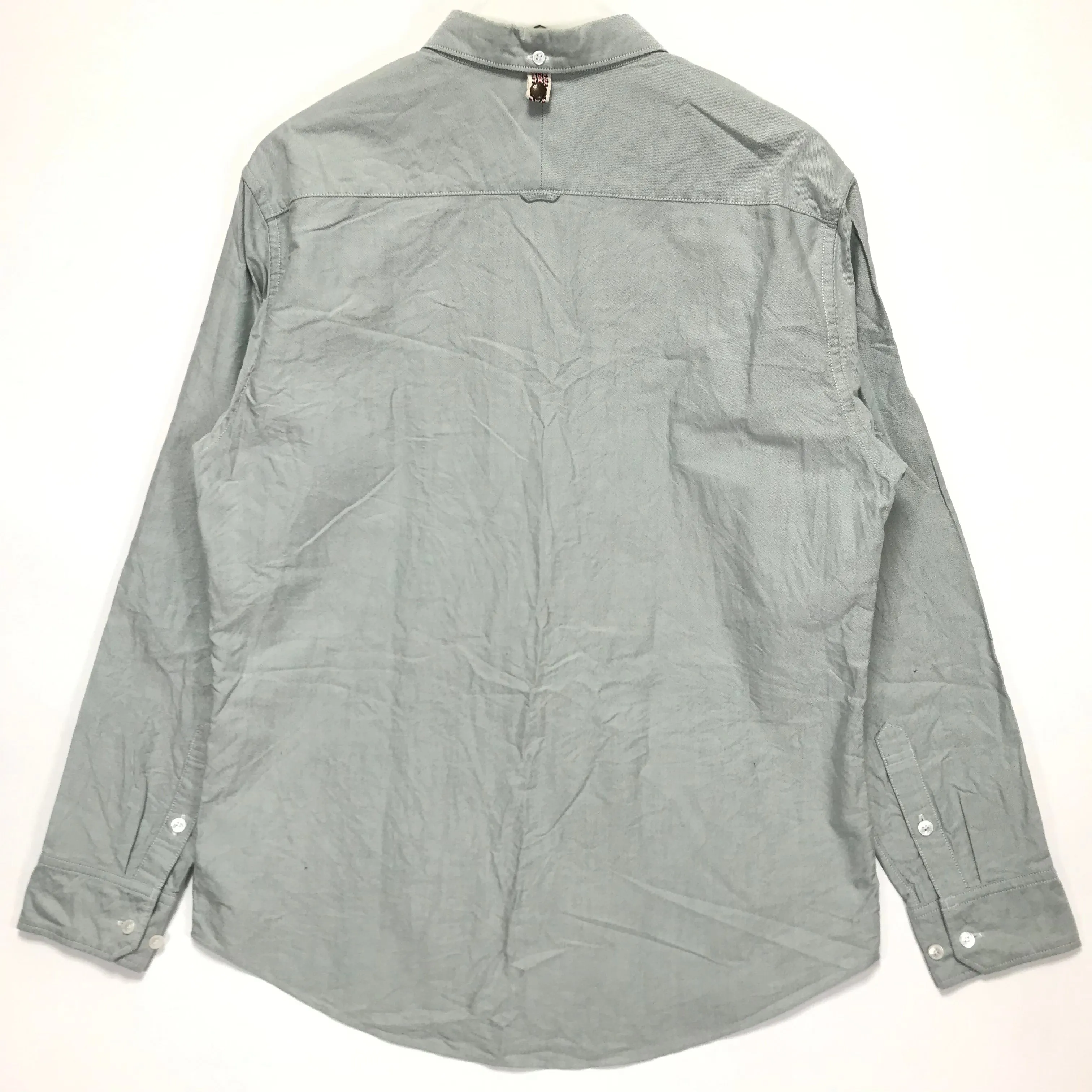 [L] Visvim 11SS Juneau Weld Giza LS Shirt Green