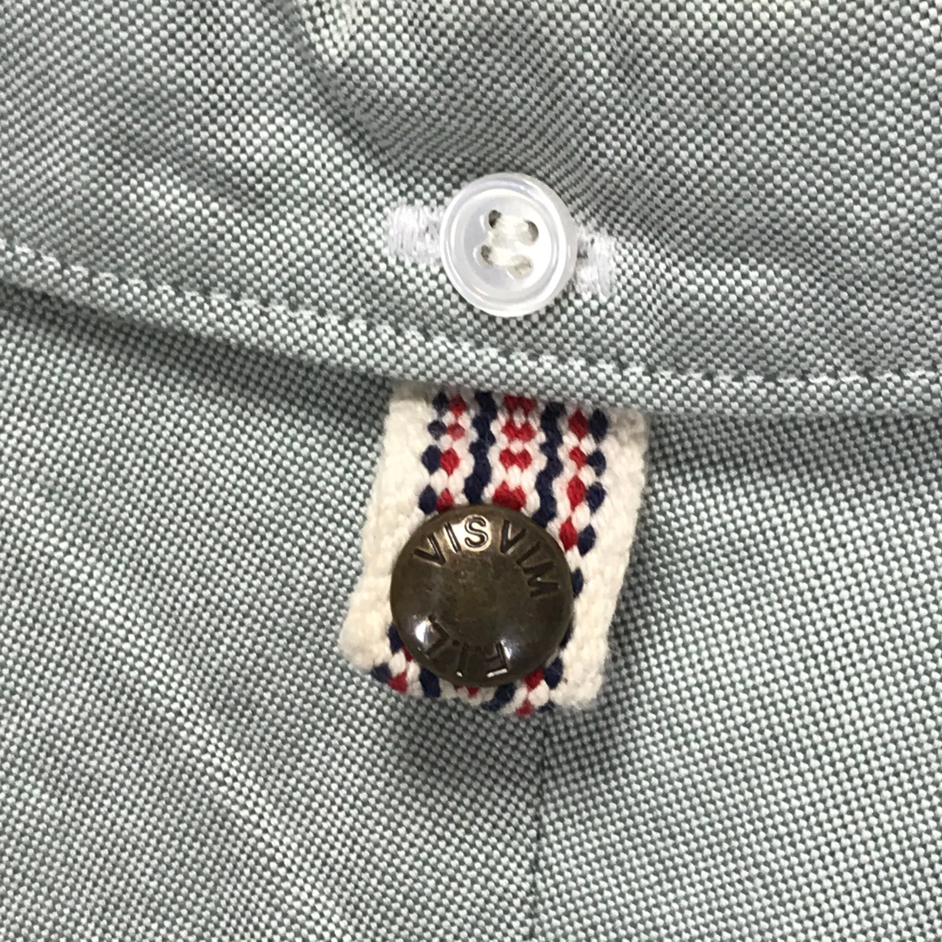 [L] Visvim 11SS Juneau Weld Giza LS Shirt Green