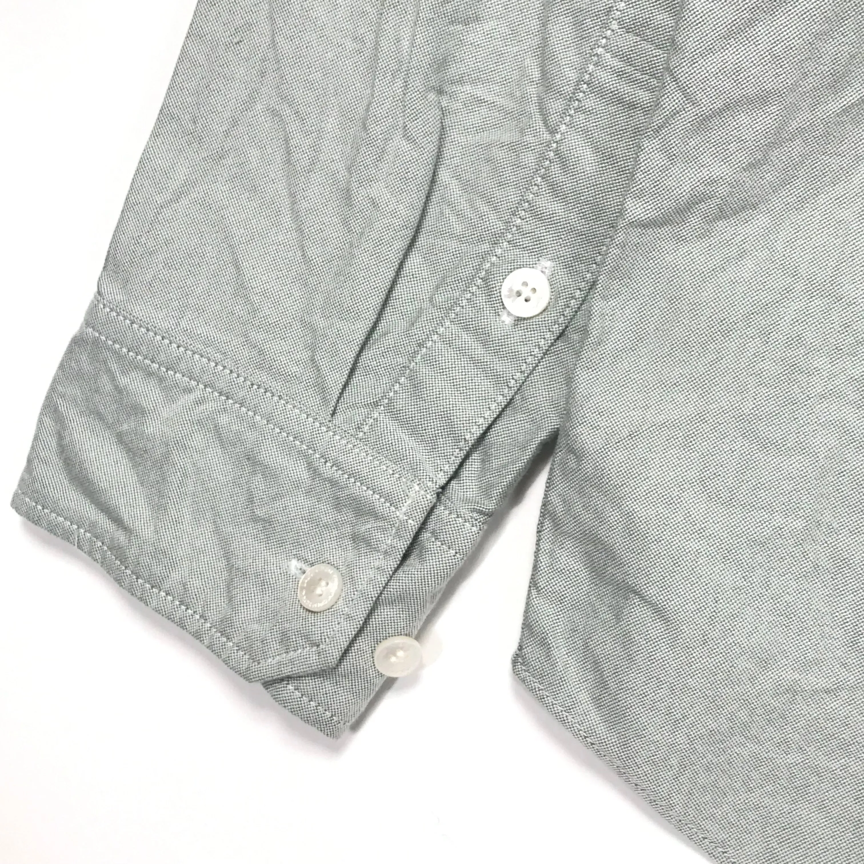 [L] Visvim 11SS Juneau Weld Giza LS Shirt Green