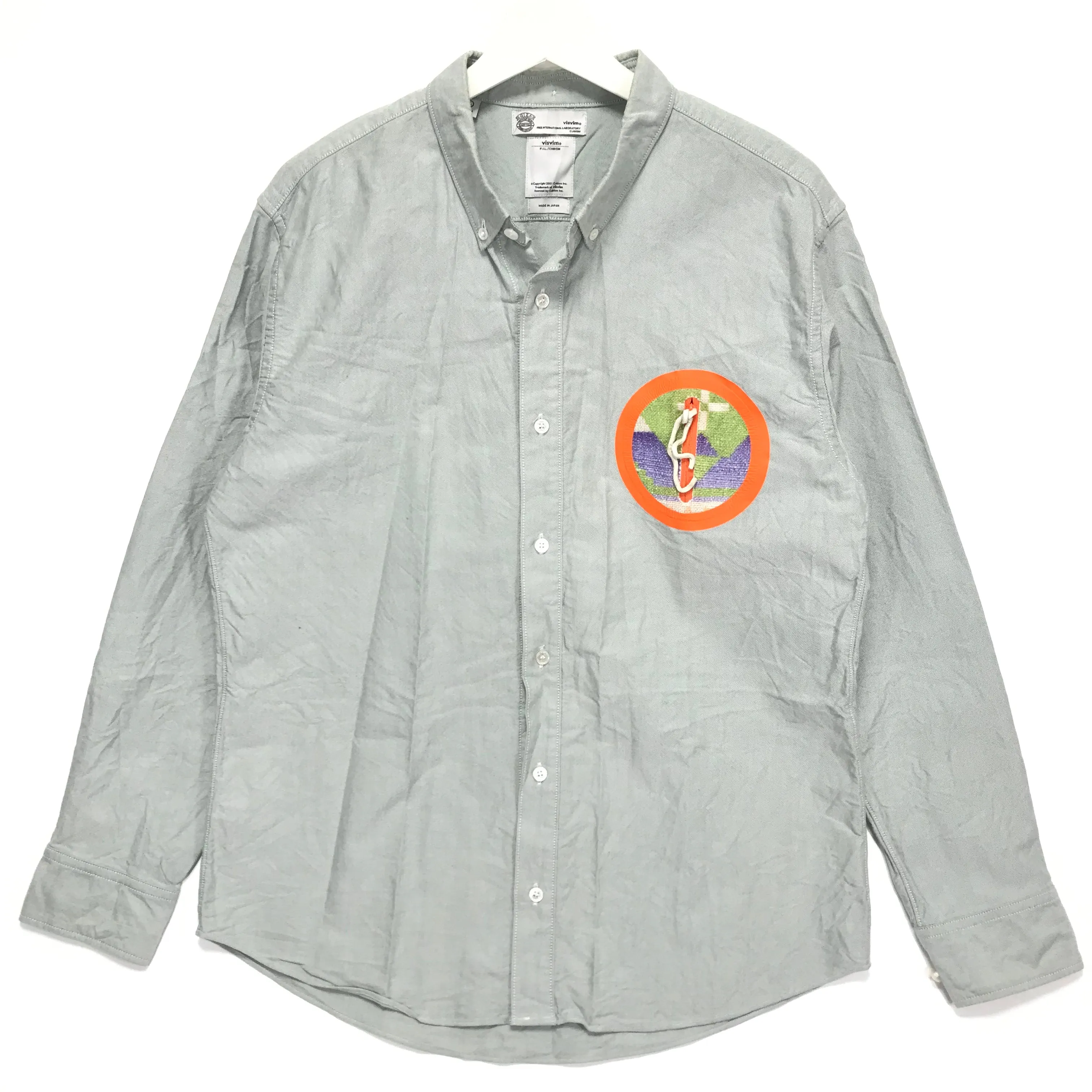 [L] Visvim 11SS Juneau Weld Giza LS Shirt Green
