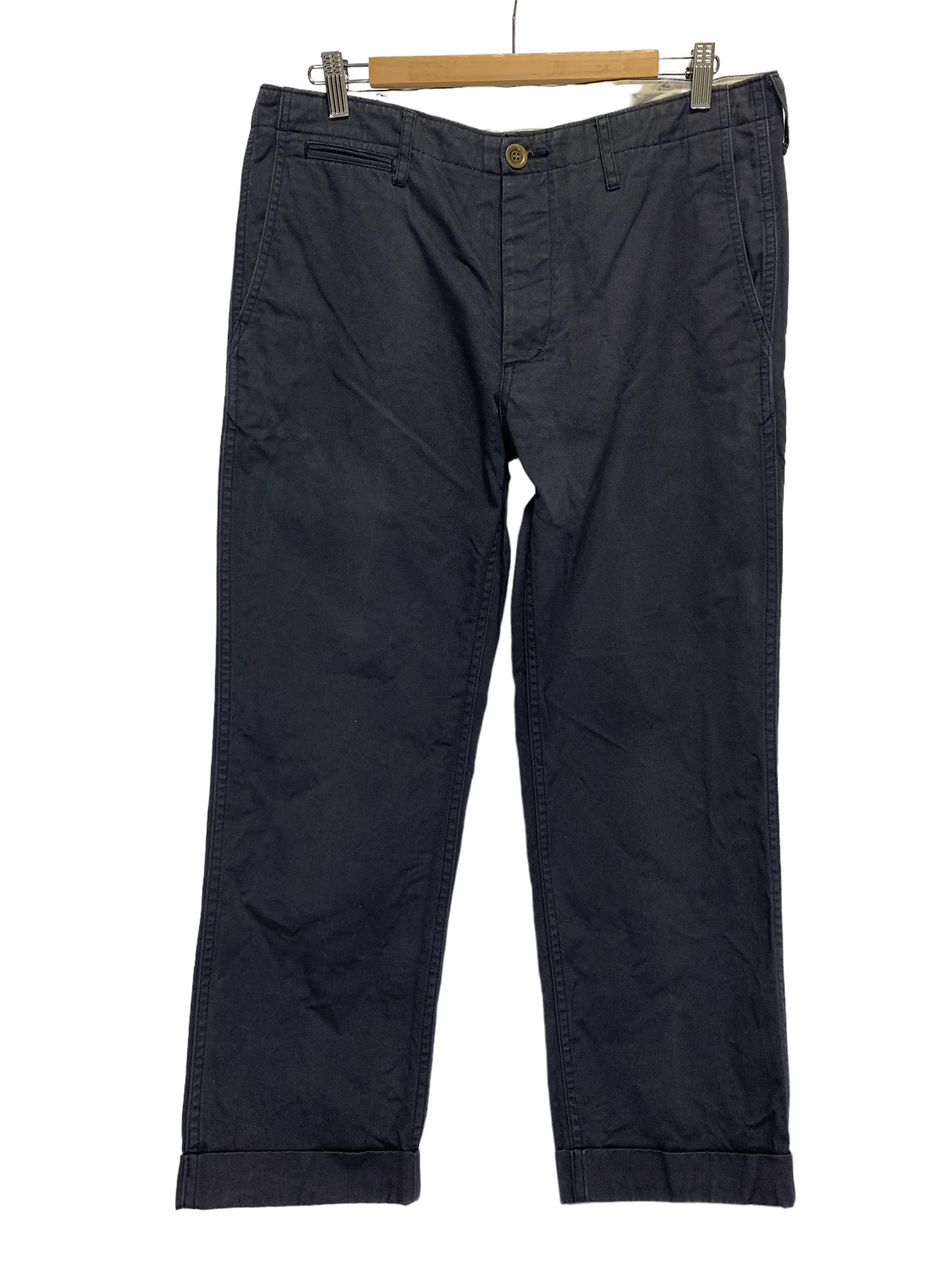 [L] Visvim 12SS High Water Chino Pants Navy