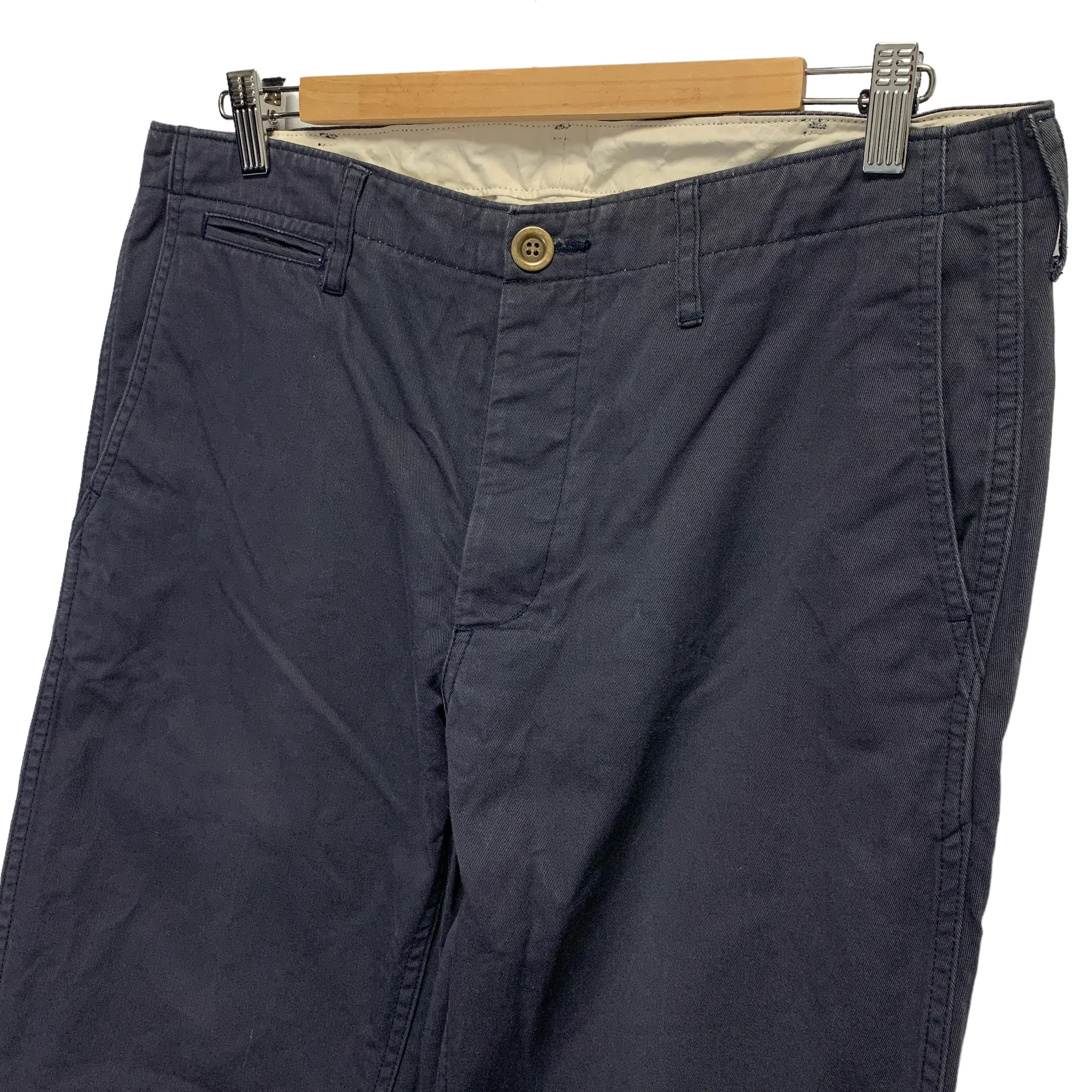 [L] Visvim 12SS High Water Chino Pants Navy