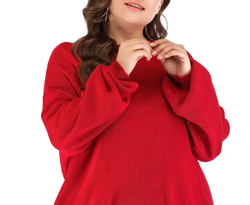 Large Size Women's Shirt Round Neck Shirt