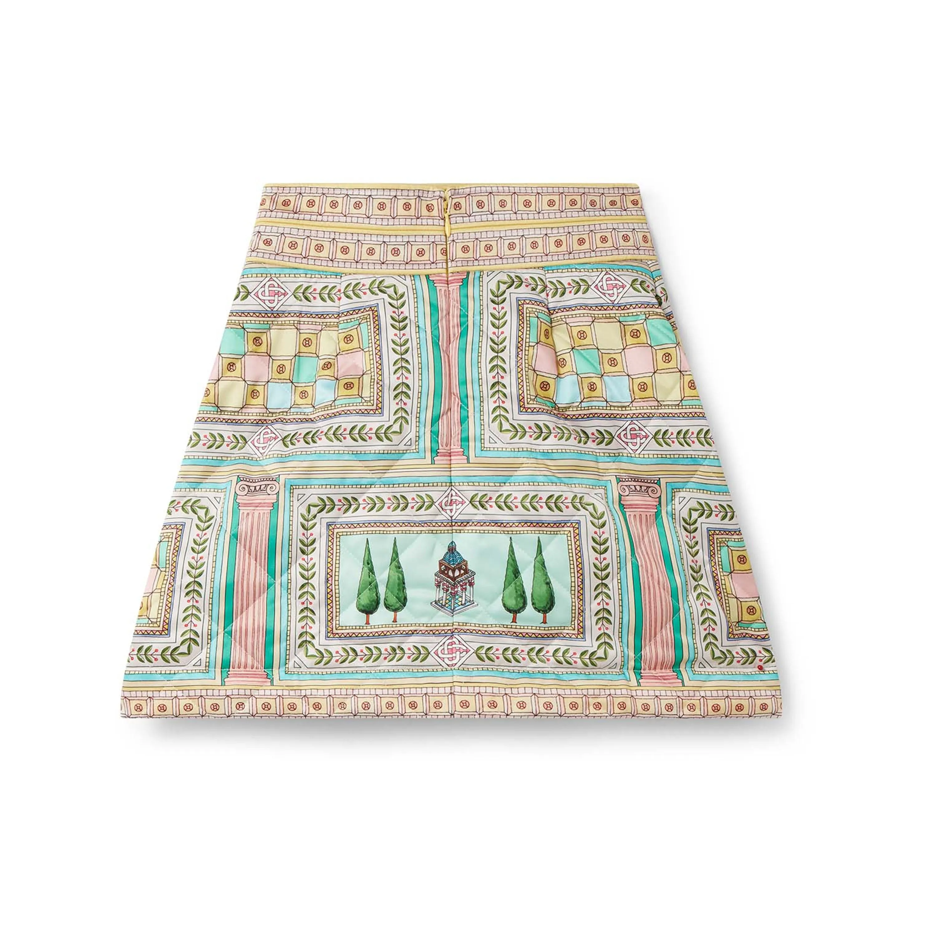 Le Labyrinthe Quilted Mini Skirt