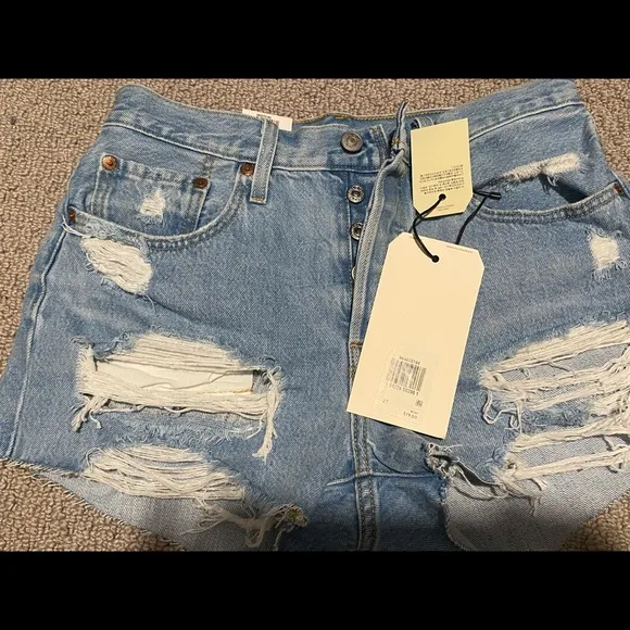 Levi’s 501 high rise shorts